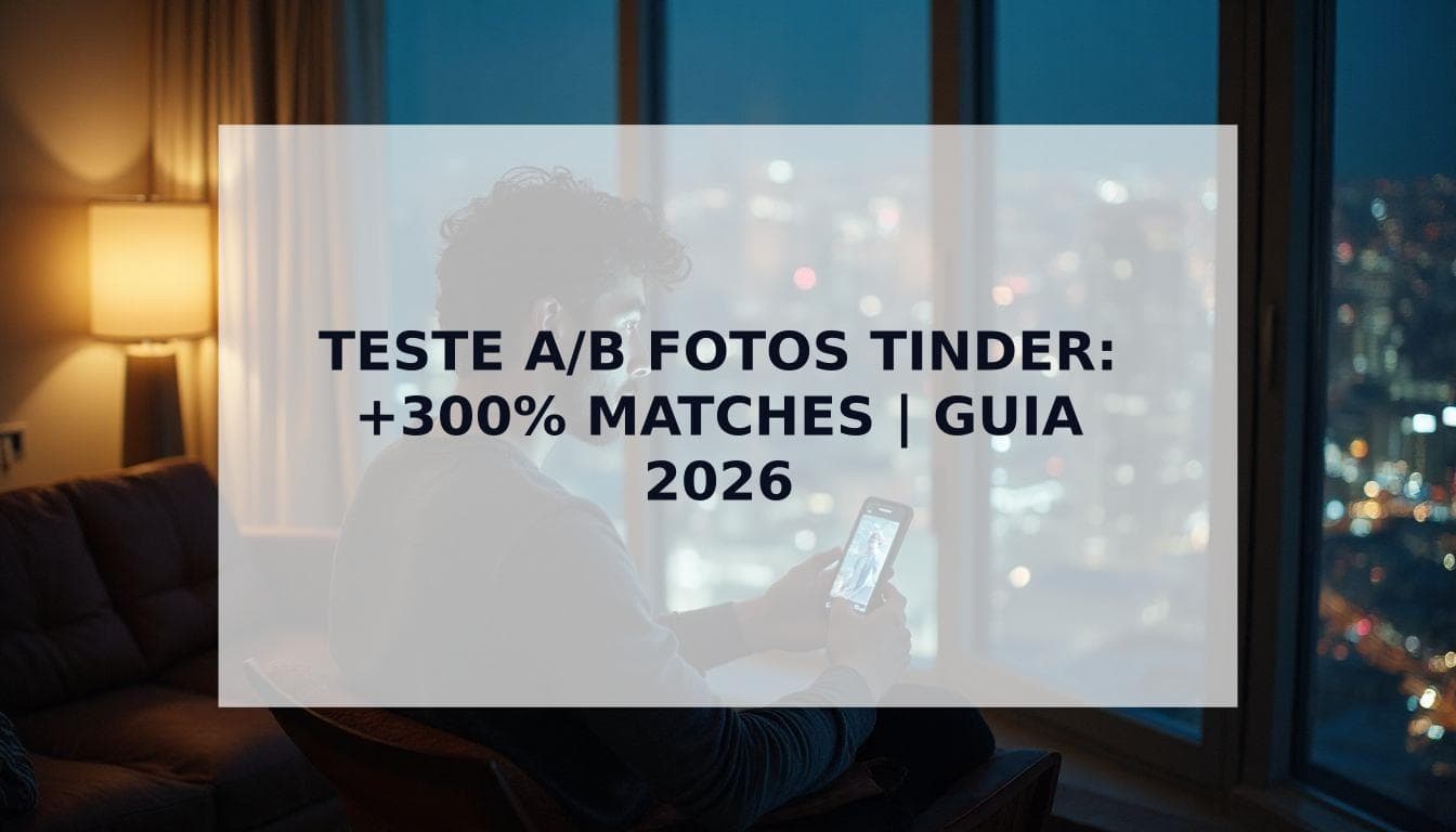 Cover Image for Teste A/B Fotos Tinder: O Guia Baseado em Dados para Ter Mais Matches