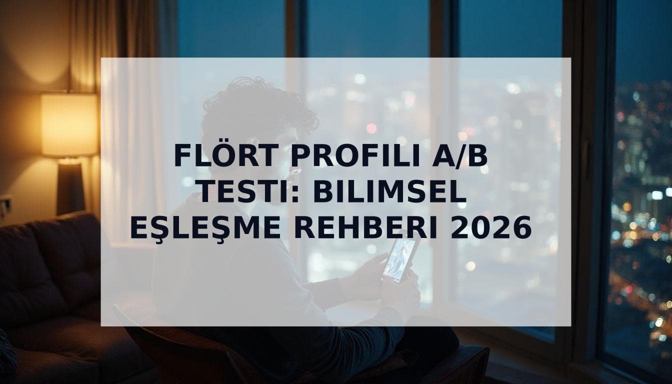 Cover Image for Flört Profili A/B Testi: Daha Fazla Eşleşme İçin Bilimsel Rehber