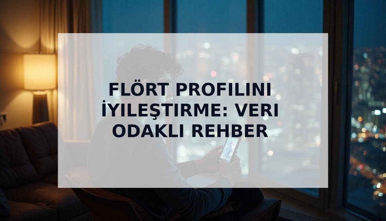 Cover Image for Flört Profilini İyileştirme: Daha Fazla Eşleşme Almak İçin Veri Odaklı Rehber