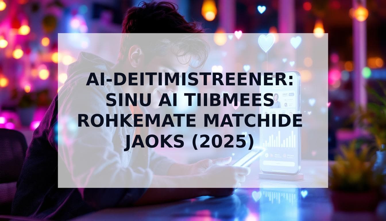 Cover Image for AI-deitimistreeneri ĂĽlim juhend: sinu AI tiibmees rohkemate matchide jaoks 2025. aastal