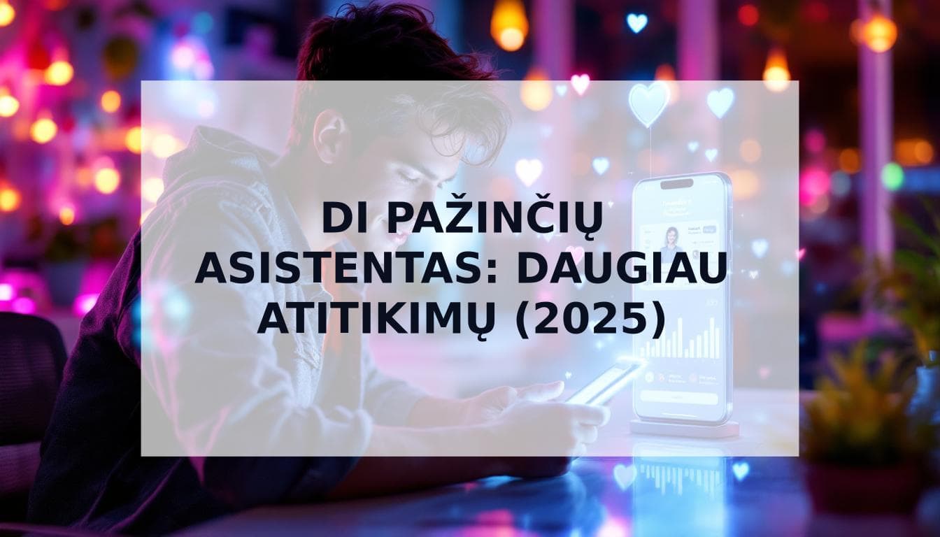 Cover Image for Išsamus DI pažinčių asistento gidas: Tavo DI pagalbininkas daugiau atitikimų gavimui 2025 metais