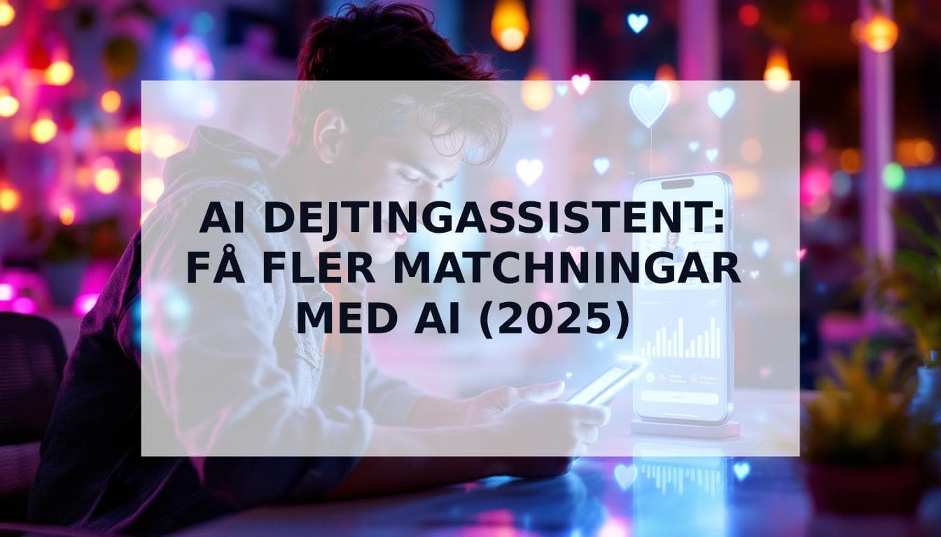 Cover Image for Den ultimata guiden till AI dejtingassistent: Din AI-högra hand för fler matchningar 2025