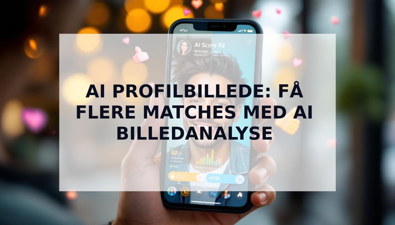 Cover Image for AI profilbillede: Brug en AI billedanalyse til datingapps og få flere matches