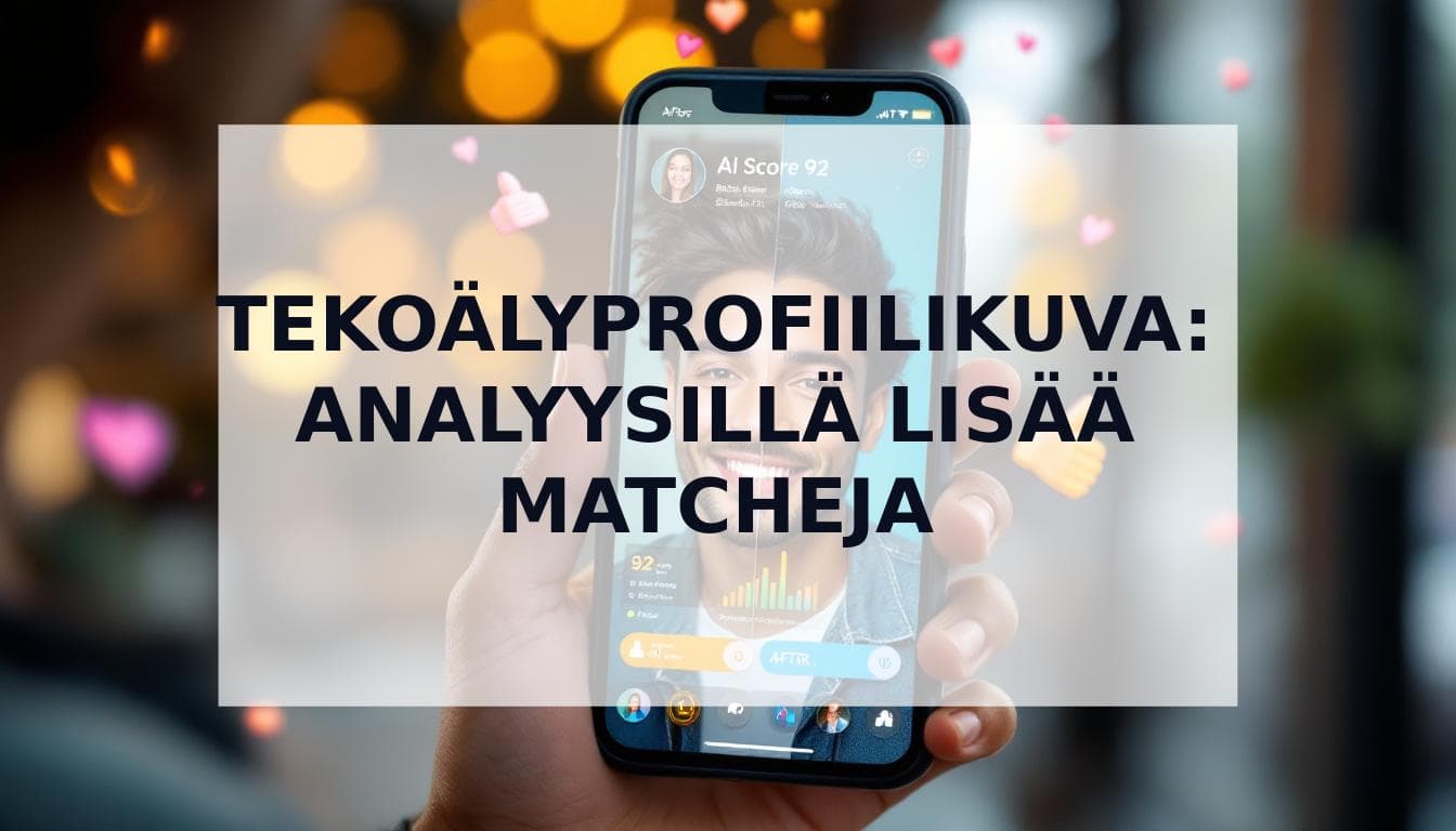 Cover Image for Tekoälyprofiilikuva: Käytä deittikuva-analyysiä saadaksesi lisää matcheja