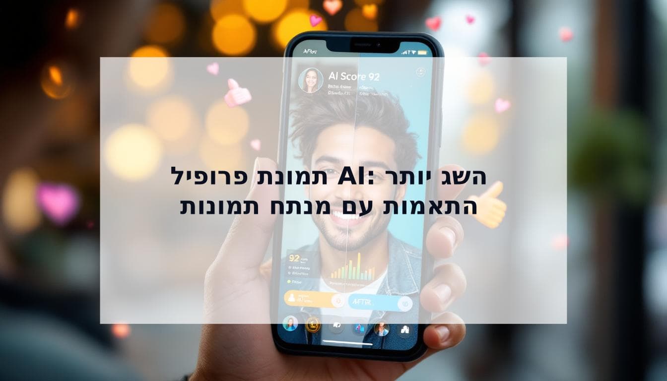 Cover Image for תמונת פרופיל AI: השתמש במנתח תמונות לדייטים כדי להשיג יותר התאמות