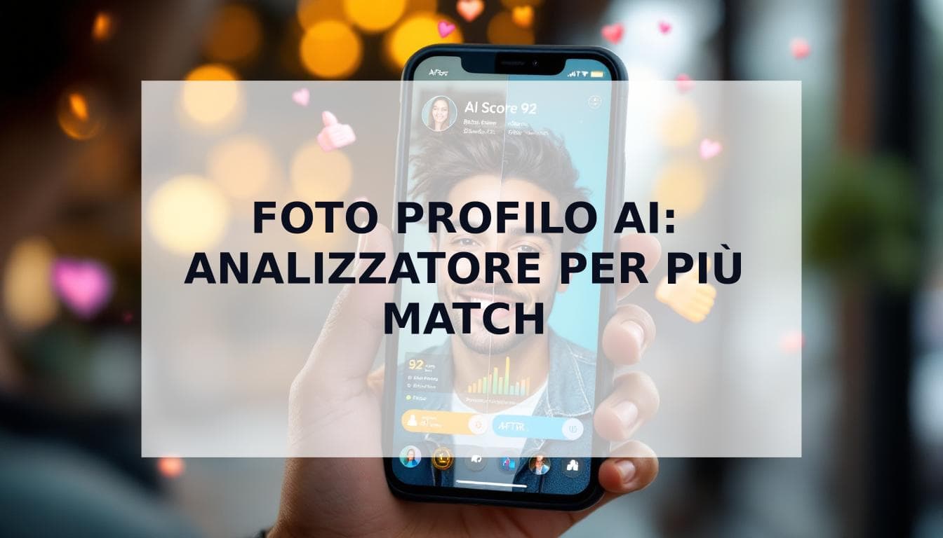 Cover Image for **Foto profilo AI**: Usa un analizzatore di foto dating per aumentare i tuoi match