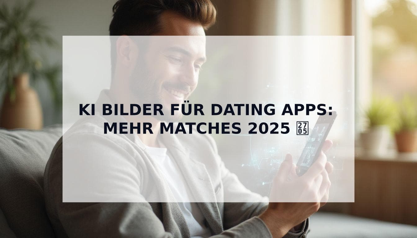 Cover Image for KI Bilder fĂŒr Dating Apps: Der ultimative Guide 2025 fĂŒr bessere Matches