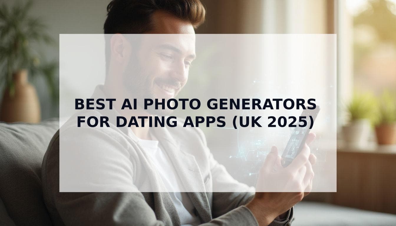 Cover Image for AI Photo Generator for Dating Apps: 2025 UK Guide & Reviews