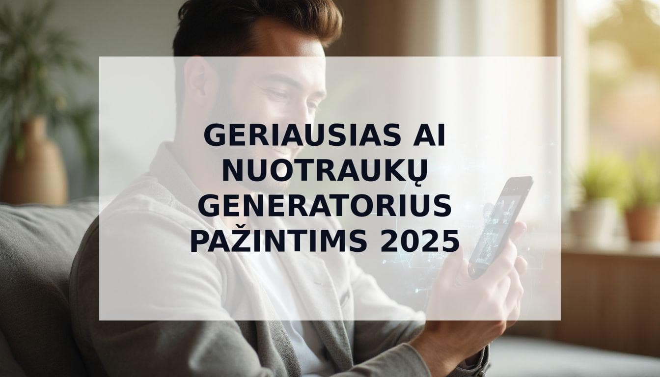 Cover Image for AI Nuotraukų Generatorius Pažinčių Programėlėms: Viskas, Ką Turi Žinoti 2025