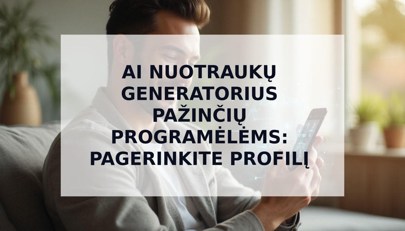 Cover Image for AI nuotraukų generatorius pažinčių programėlėms: išsamus vadovas, kaip pakelti savo profilį į aukštesnį lygį