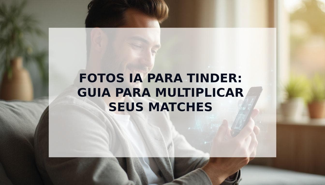 Cover Image for Fotos IA para Perfil do Tinder: O Guia Completo para Multiplicar Seus Matches