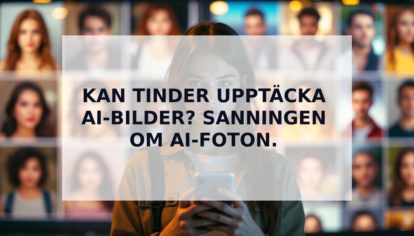 Cover Image for Kan Tinder upptÀcka AI-genererade bilder? Sanningen om AI pÄ dejtingappar och vad kvinnor tycker