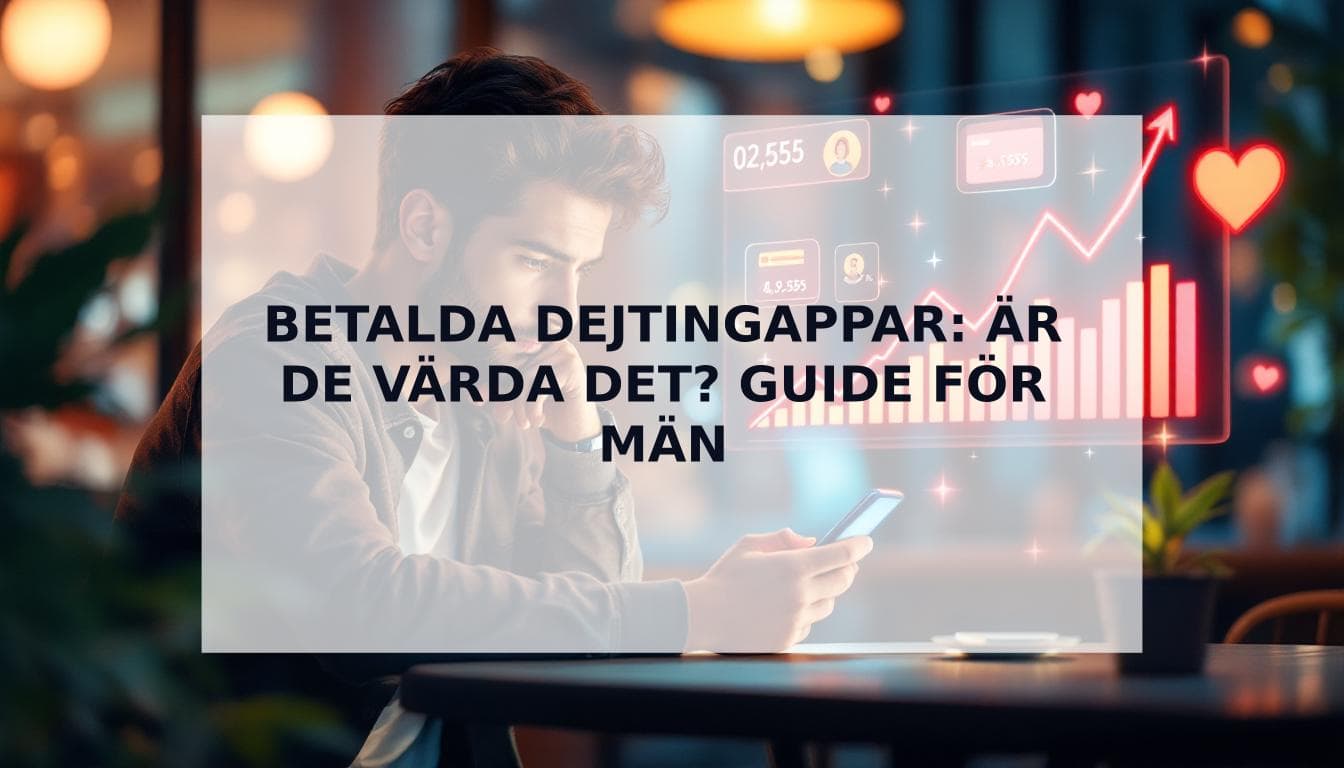 Cover Image for Är de bästa betalda dejtingapparna värda det? En guide för män som vill få fler matchningar
