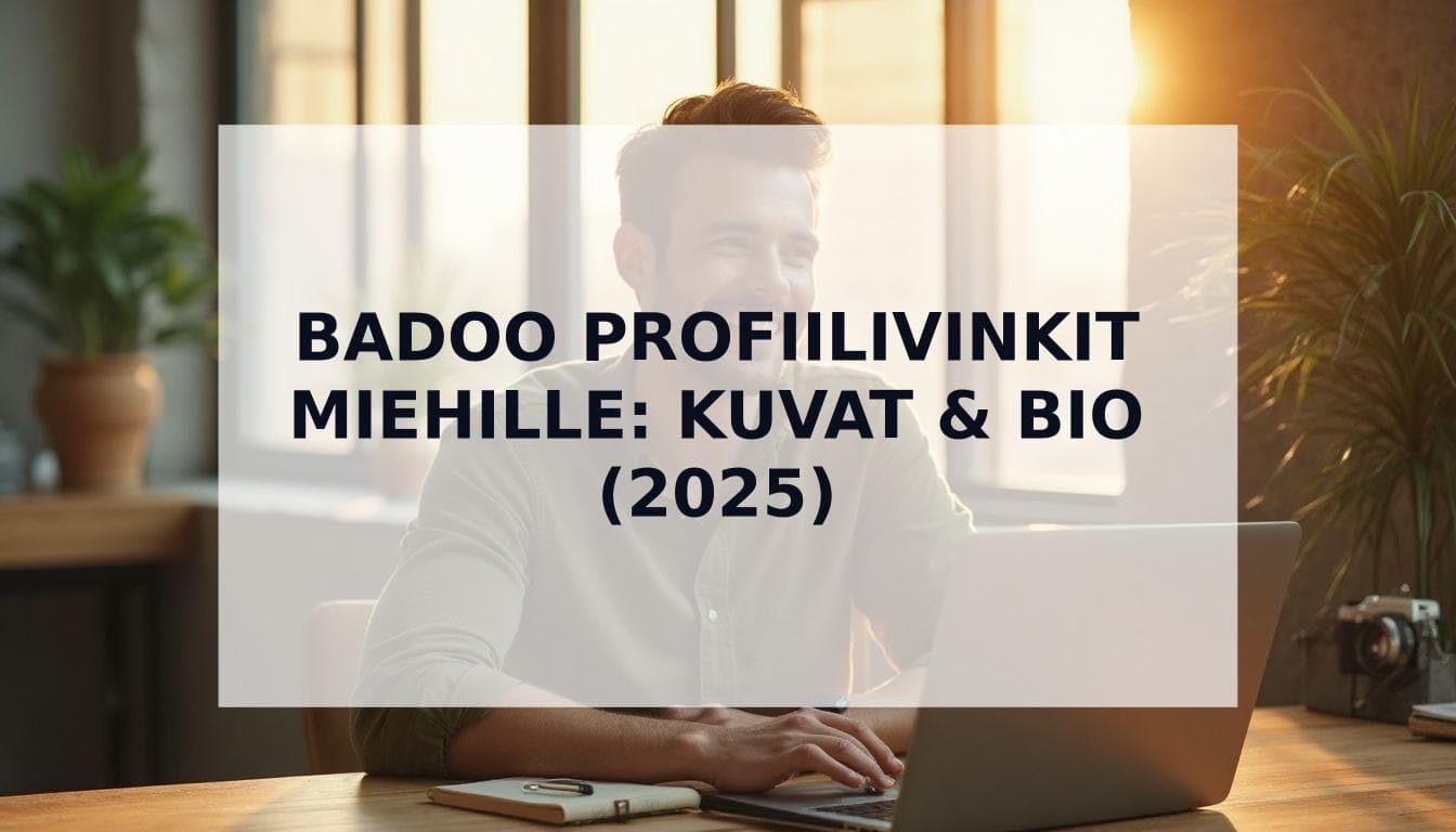 Cover Image for Kattavat Badoo profiilivinkit miehille: Kuvat ja bio (2025)