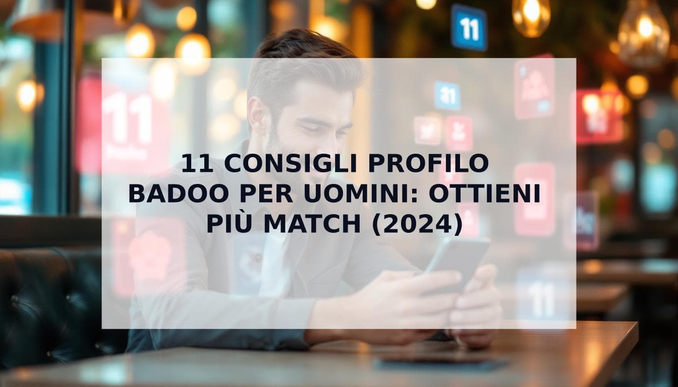 Cover Image for La Guida Definitiva: 11 Consigli Pratici per il Profilo Badoo per Uomini