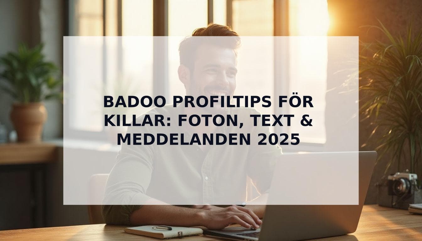 Cover Image for Den Ultimata Guiden till Badoo Profiltips för Killar: Foton, Text & Meddelanden (2025)