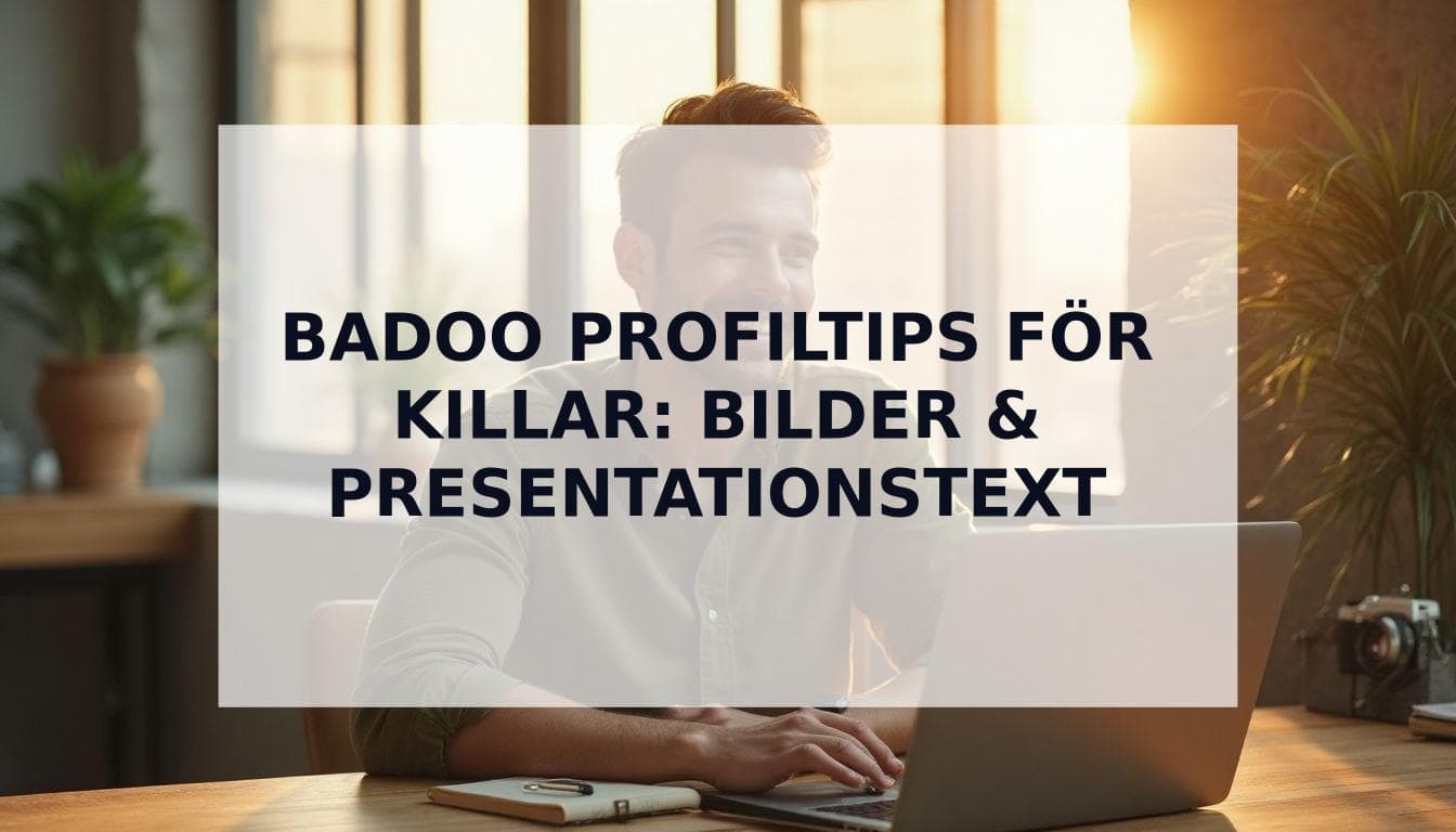 Cover Image for Den Ultimata Guiden till Badoo Profiltips för Killar: Bilder & Presentationstext (2025)