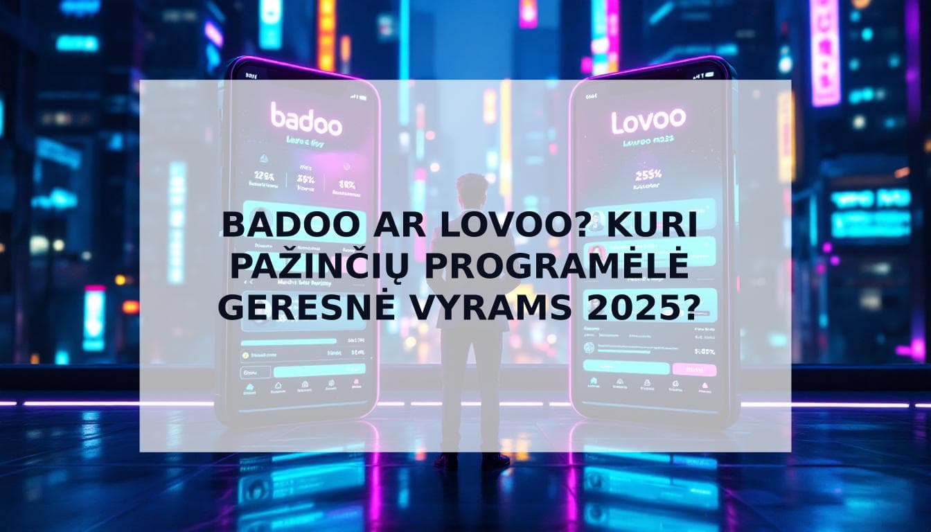 Cover Image for Badoo ir Lovoo palyginimas: Išsamus 2025 m. gidas vyrams