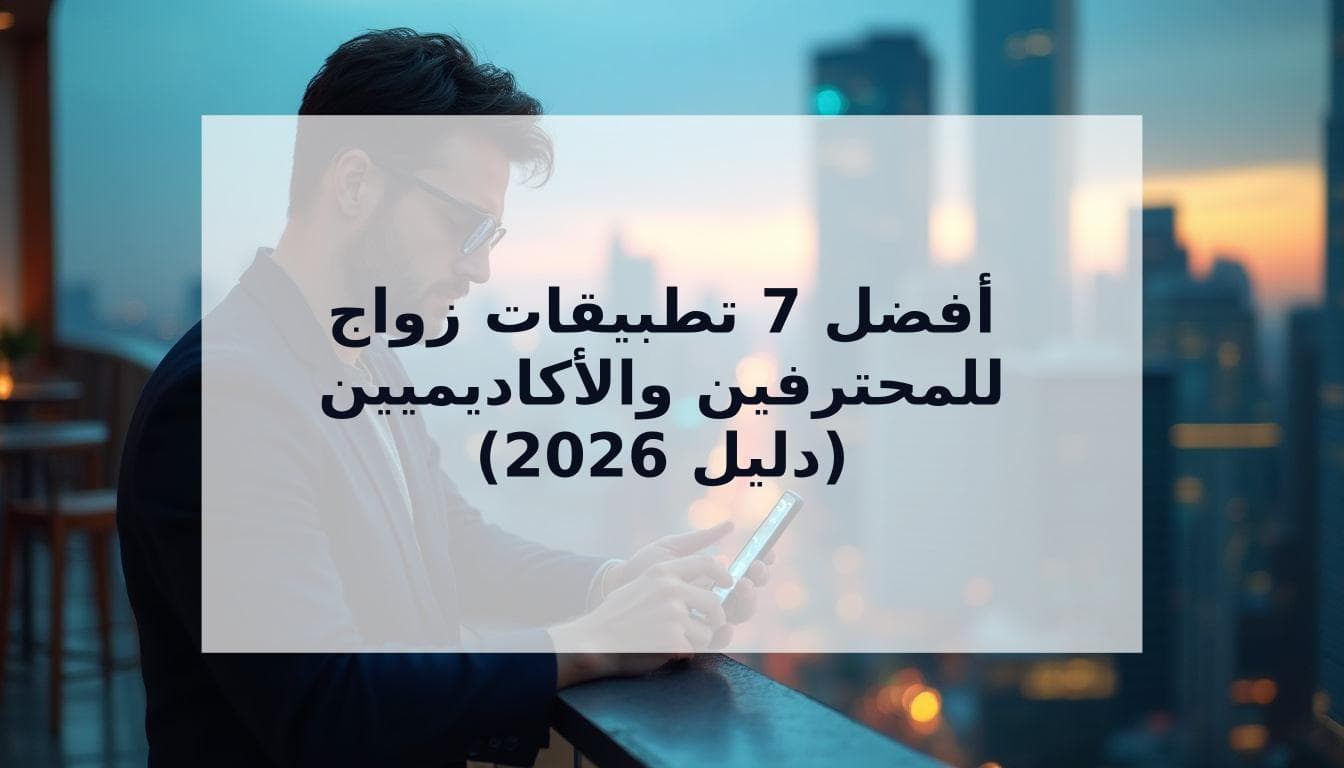 Cover Image for أفضل 7 تطبيقات زواج للمحترفين والأكاديميين (دليل 2026)