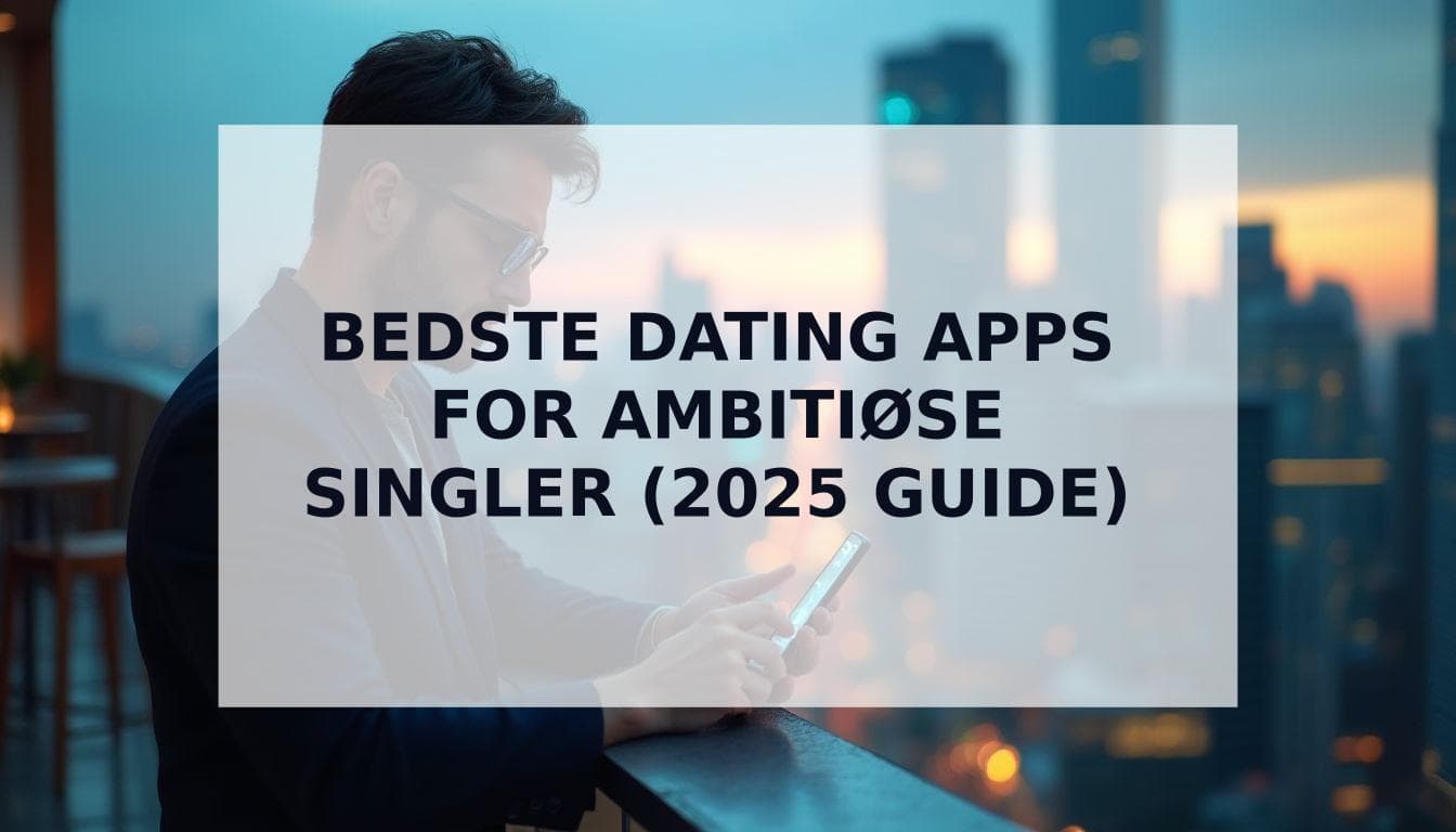 Cover Image for Den Ultimative Guide til de Bedste Dating Apps for Ambitiøse Singler i 2025