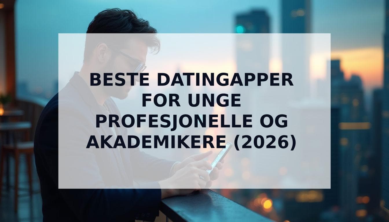 Cover Image for Din guide til de beste datingappene for unge profesjonelle og akademikere i 2026