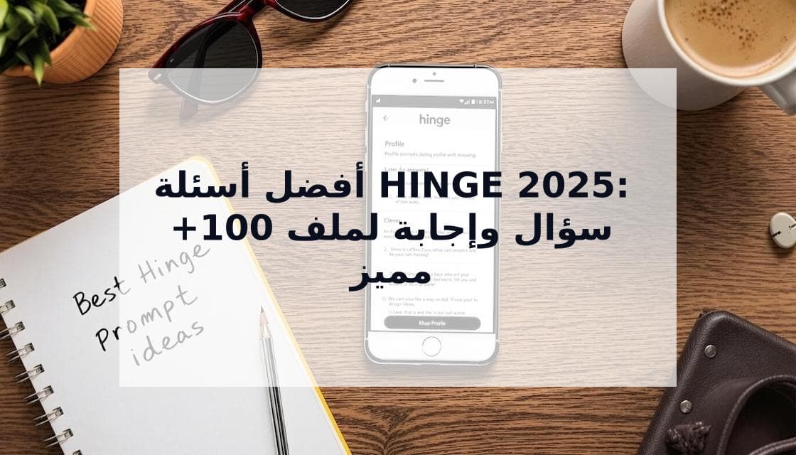 Cover Image for أفضل أسئلة Hinge: دليل شامل للأسئلة والإجابات في 2025