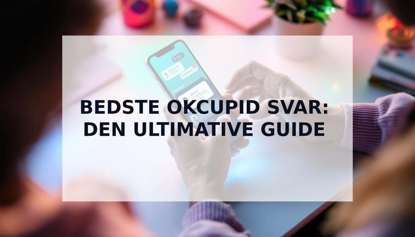 Cover Image for Den Ultimative Guide til de Bedste Svar på OkCupid Spørgsmål