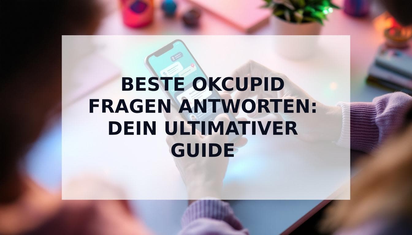 Cover Image for Die besten OkCupid Fragen Antworten: Dein ultimativer Leitfaden