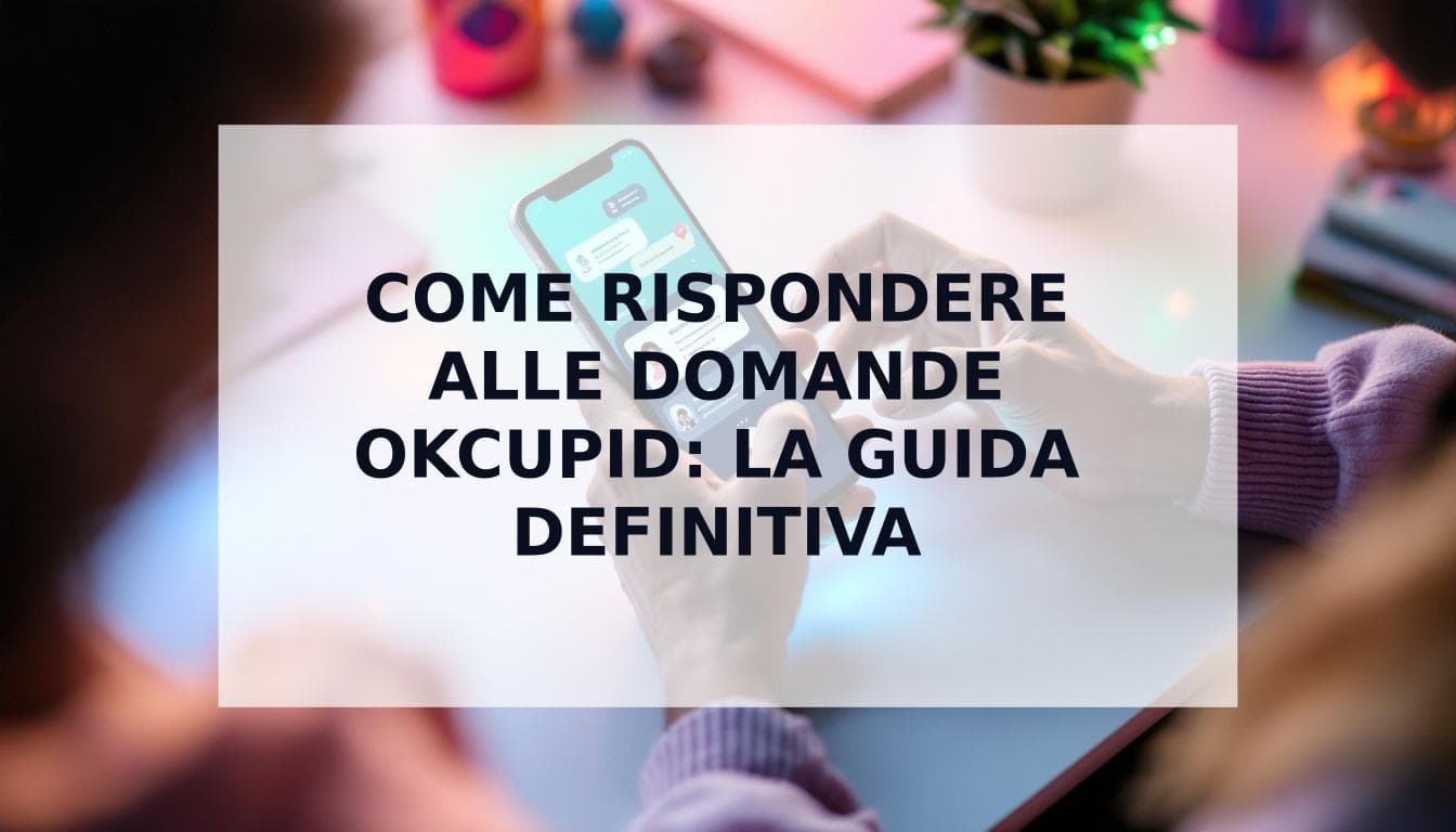 Cover Image for Come Rispondere alle Domande OkCupid: La Guida Definitiva per il Successo
