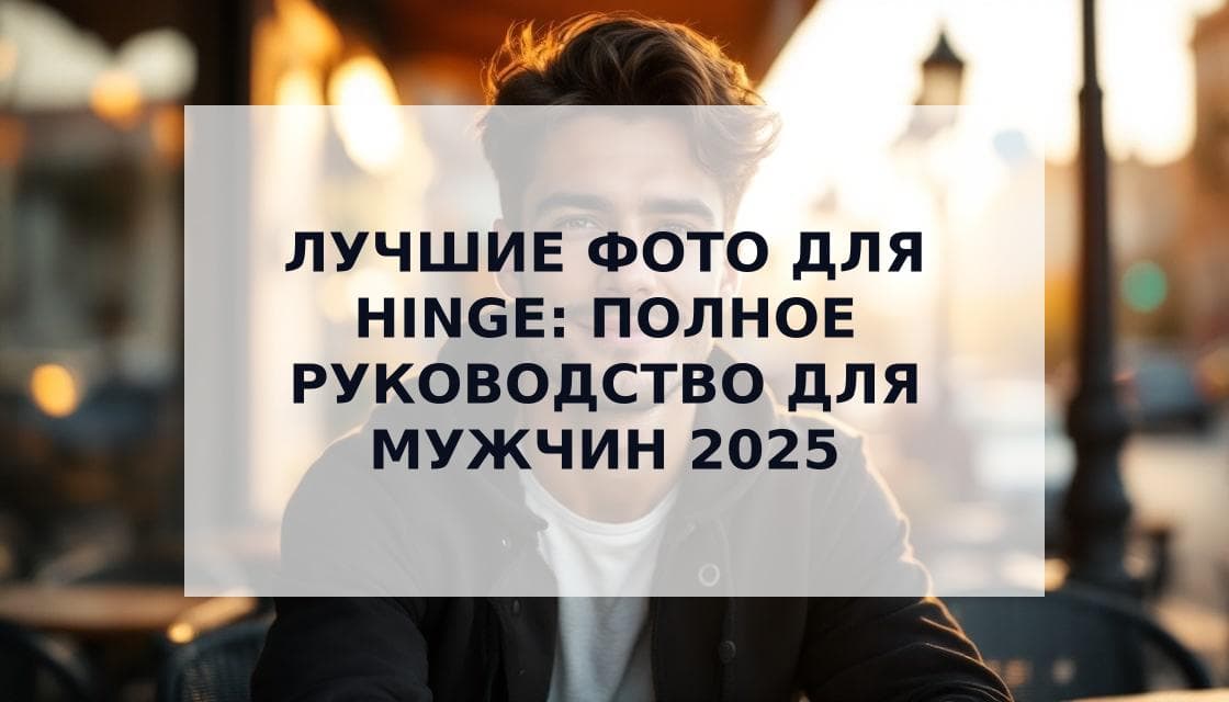 Cover Image for Лучшие фото для Hinge: 6 типов снимков и руководство по созданию (2025)