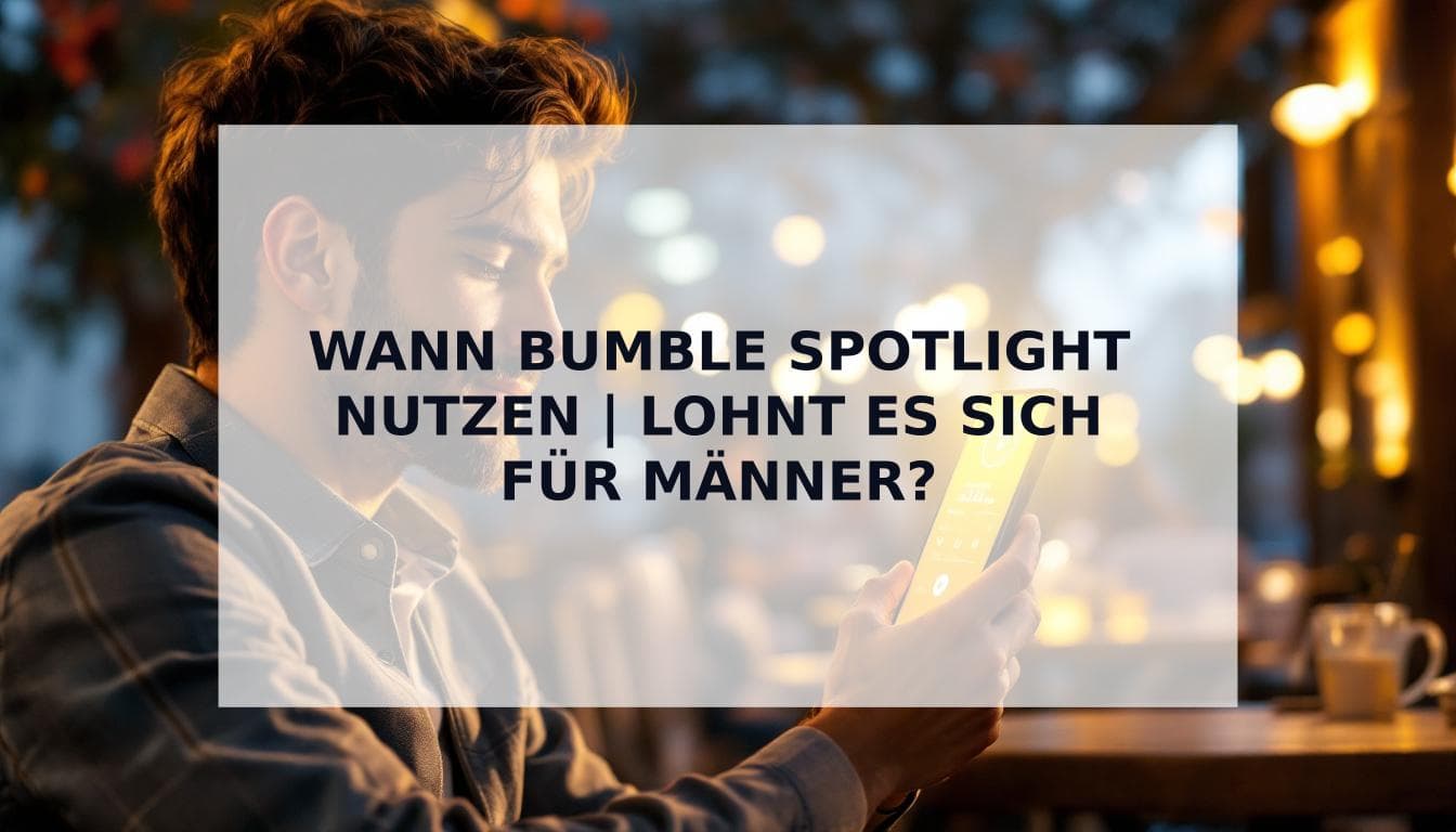 Cover Image for Wann Bumble Spotlight nutzen (und lohnt es sich für Männer?)