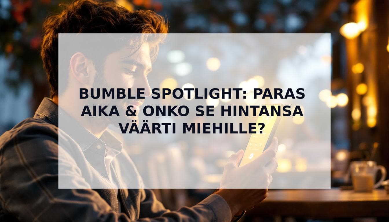 Cover Image for Milloin Bumble Spotlight kannattaa käyttää (ja onko siitä hyötyä miehille?)