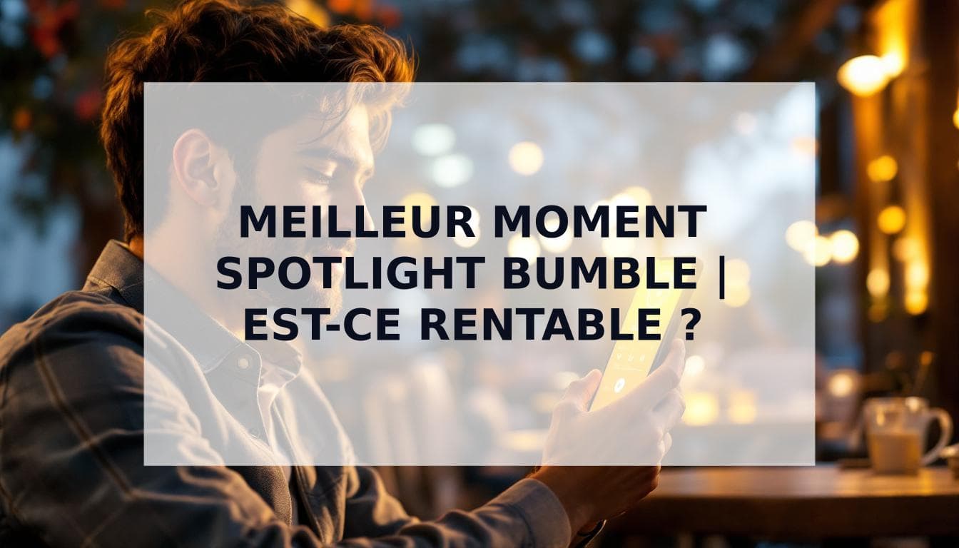 Cover Image for Le meilleur moment pour utiliser le Spotlight Bumble (et est-ce rentable pour toi ?)