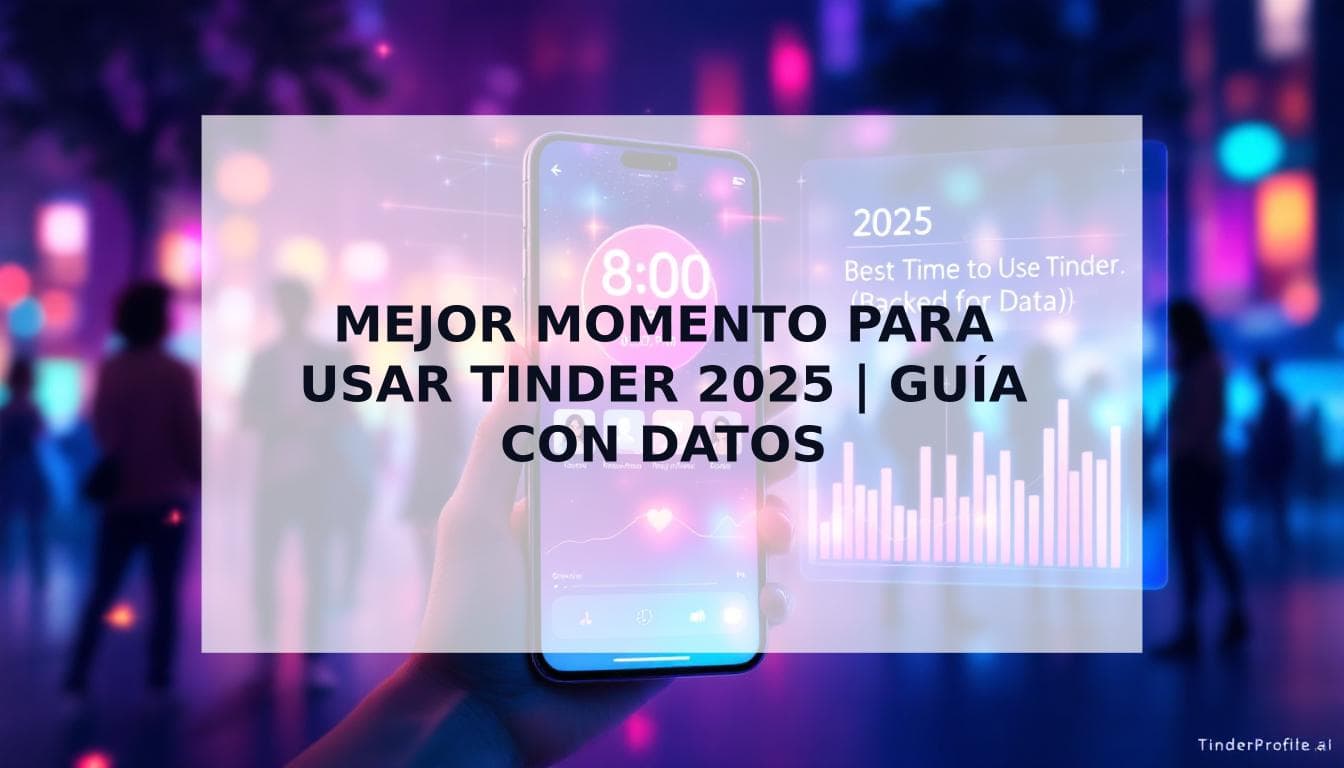 Cover Image for El mejor momento para usar Tinder en 2025 (basado en datos)