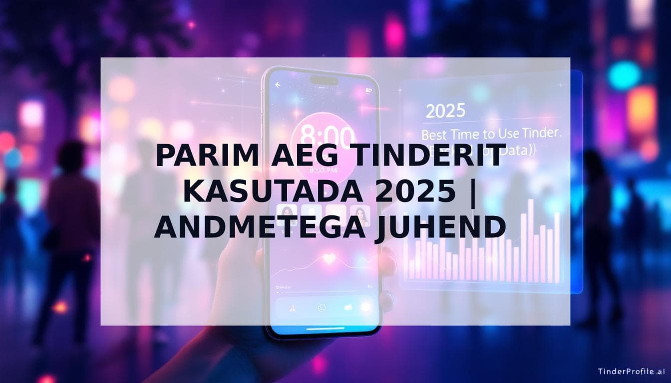 Cover Image for Parim aeg Tinderit kasutada 2025. aastal (andmetega toetatud)