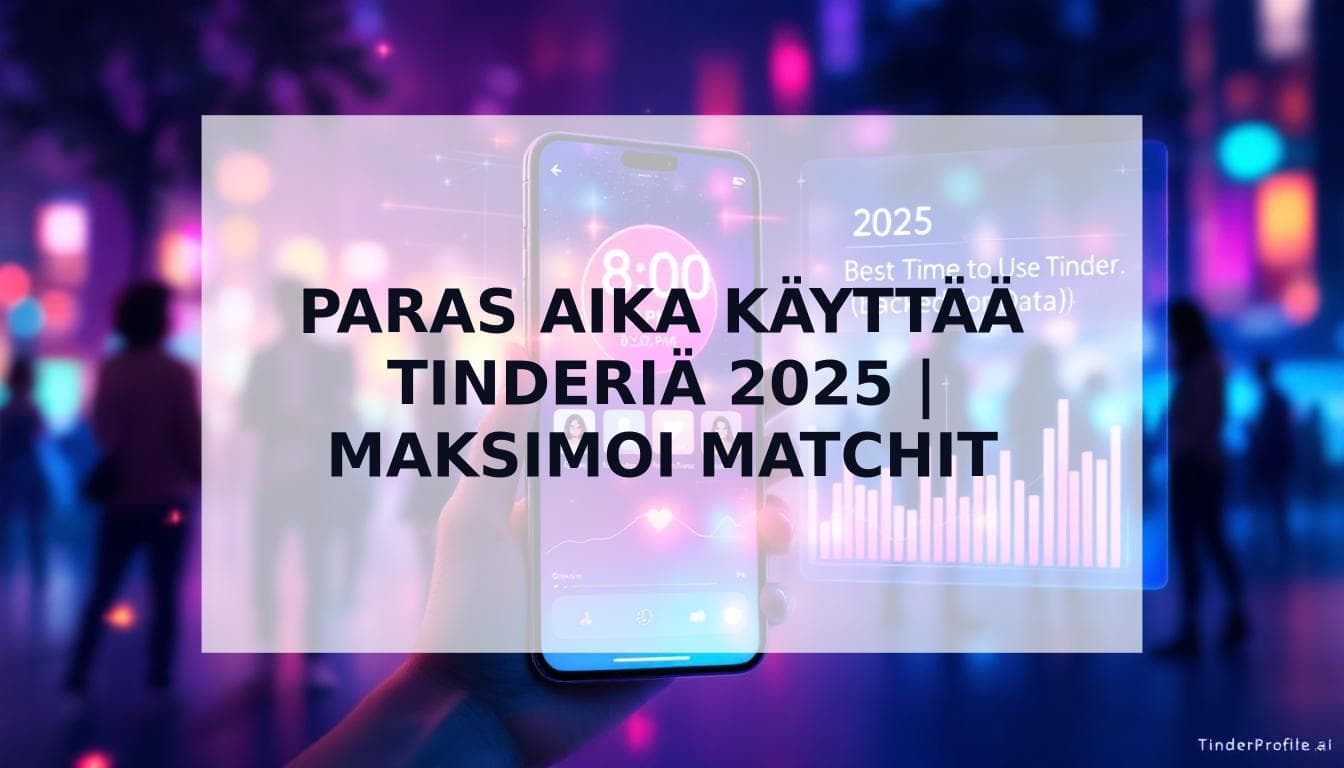 Cover Image for Paras aika käyttää Tinderiä vuonna 2025 (datan tukemana)