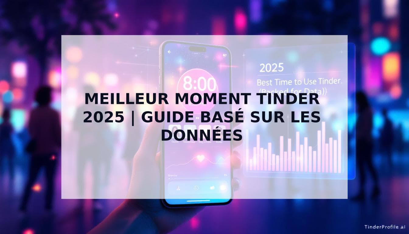 Cover Image for Le <strong>Meilleur moment pour utiliser Tinder</strong> en 2025 (Données à l'appui)