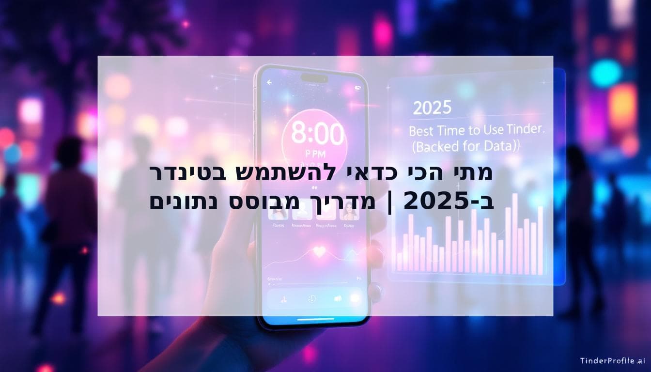 Cover Image for מתי הכי כדאי להשתמש בטינדר ב-2025 (מגובה בנתונים)