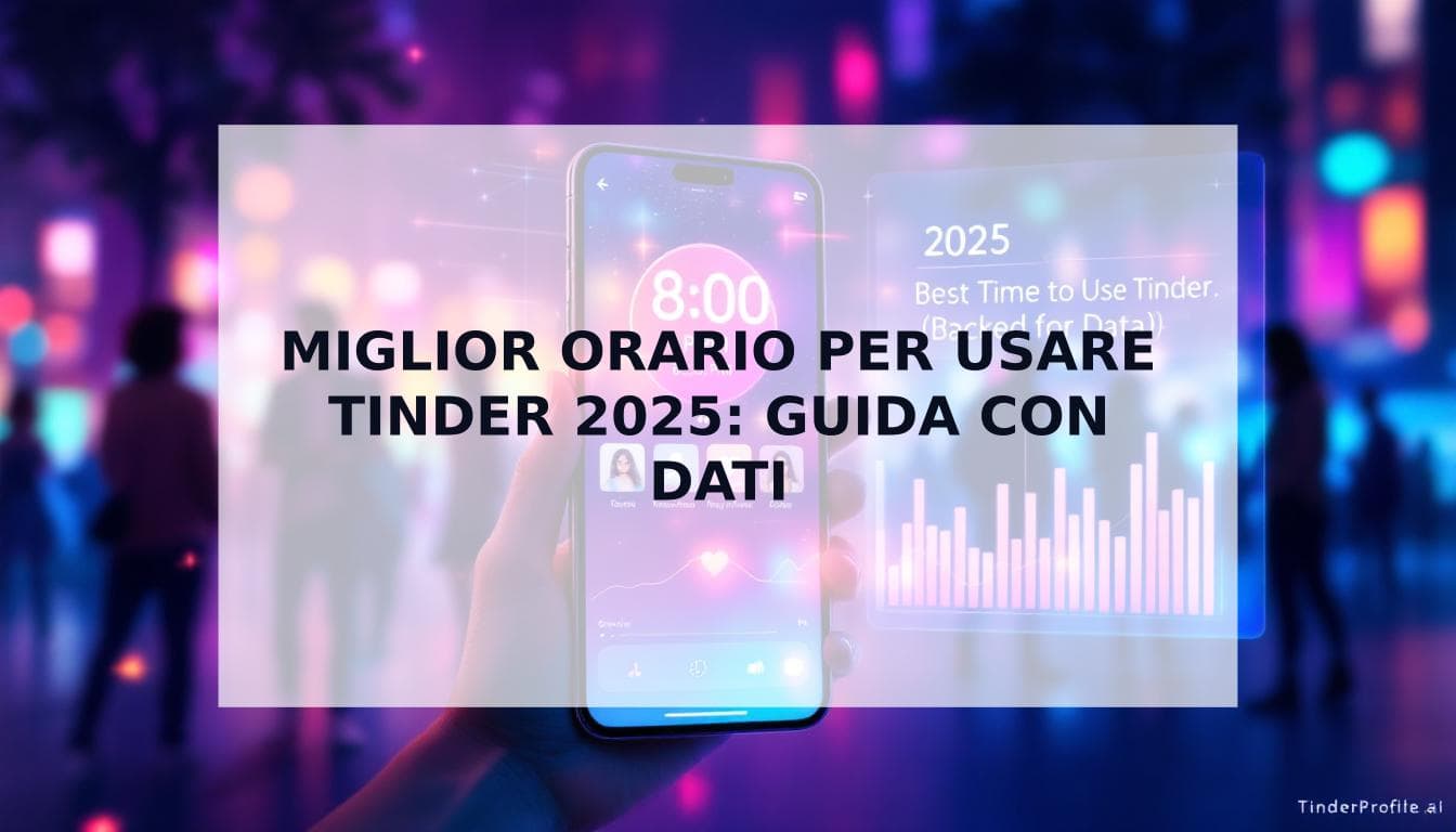 Cover Image for Il miglior orario per usare Tinder nel 2025 (con dati alla mano)
