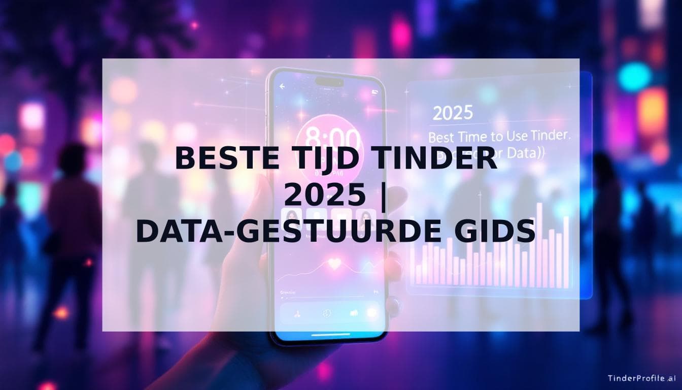 Cover Image for De beste tijd om Tinder te gebruiken in 2025 (onderbouwd met data)