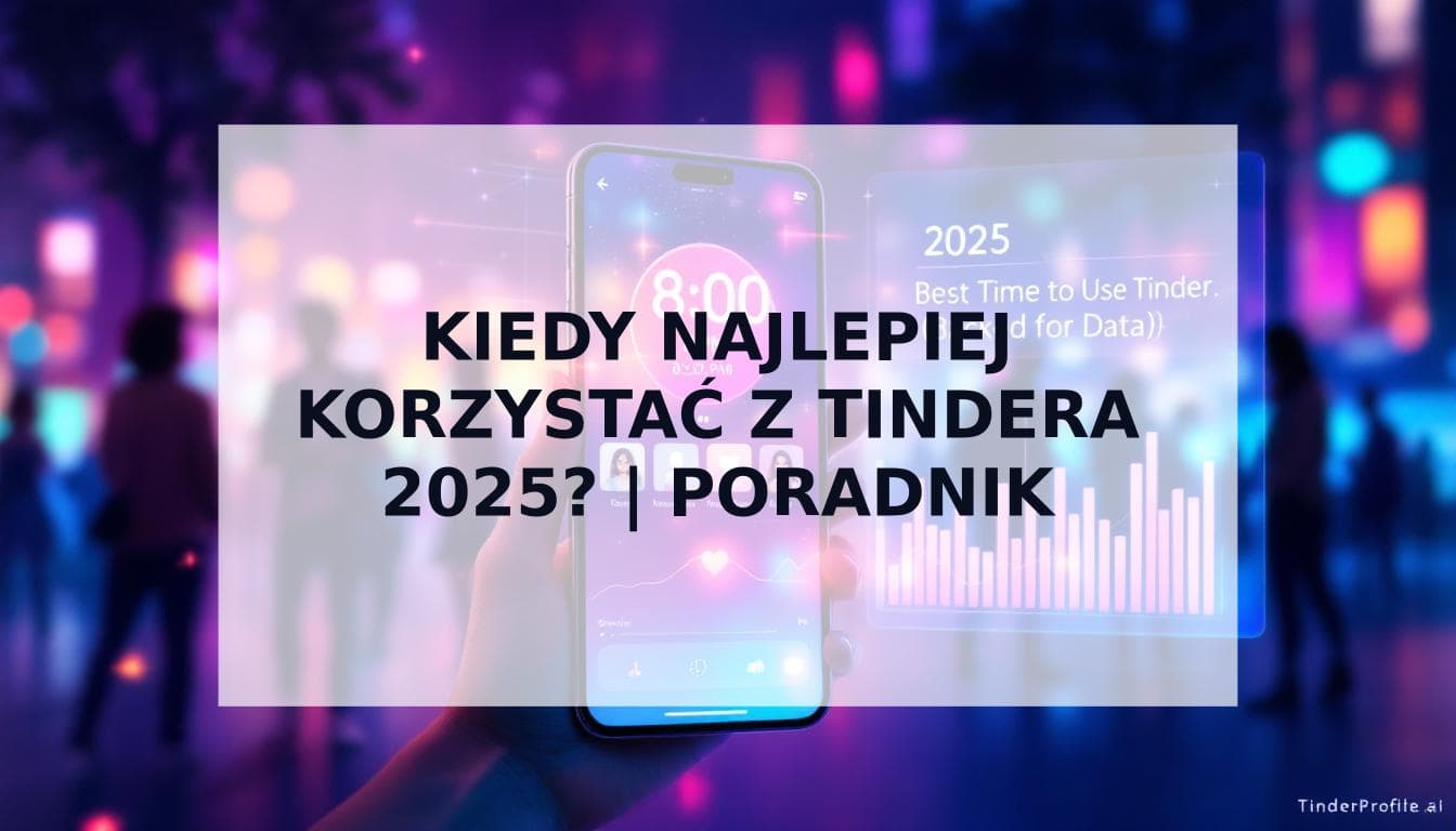 Cover Image for Kiedy najlepiej korzystać z Tindera w 2025 roku? (Dane nie kłamią!)