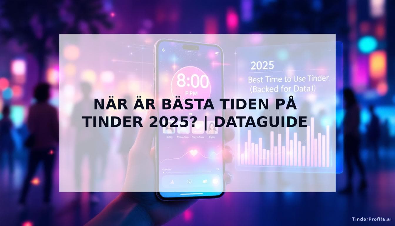 Cover Image for När är bästa tiden på Tinder 2025 (baserat på data)