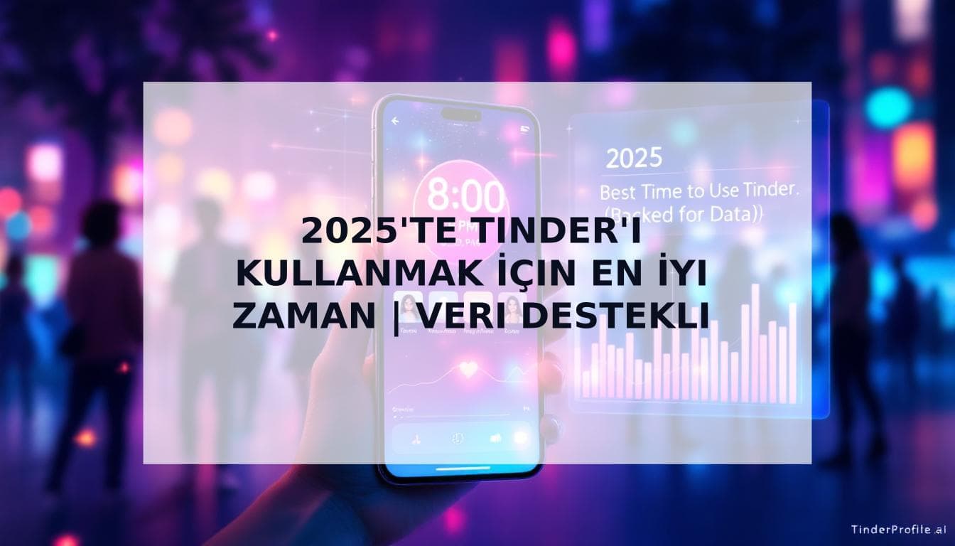 Cover Image for 2025'te Tinder'ı Kullanmak İçin En İyi Zaman (Verilerle Destekleniyor)