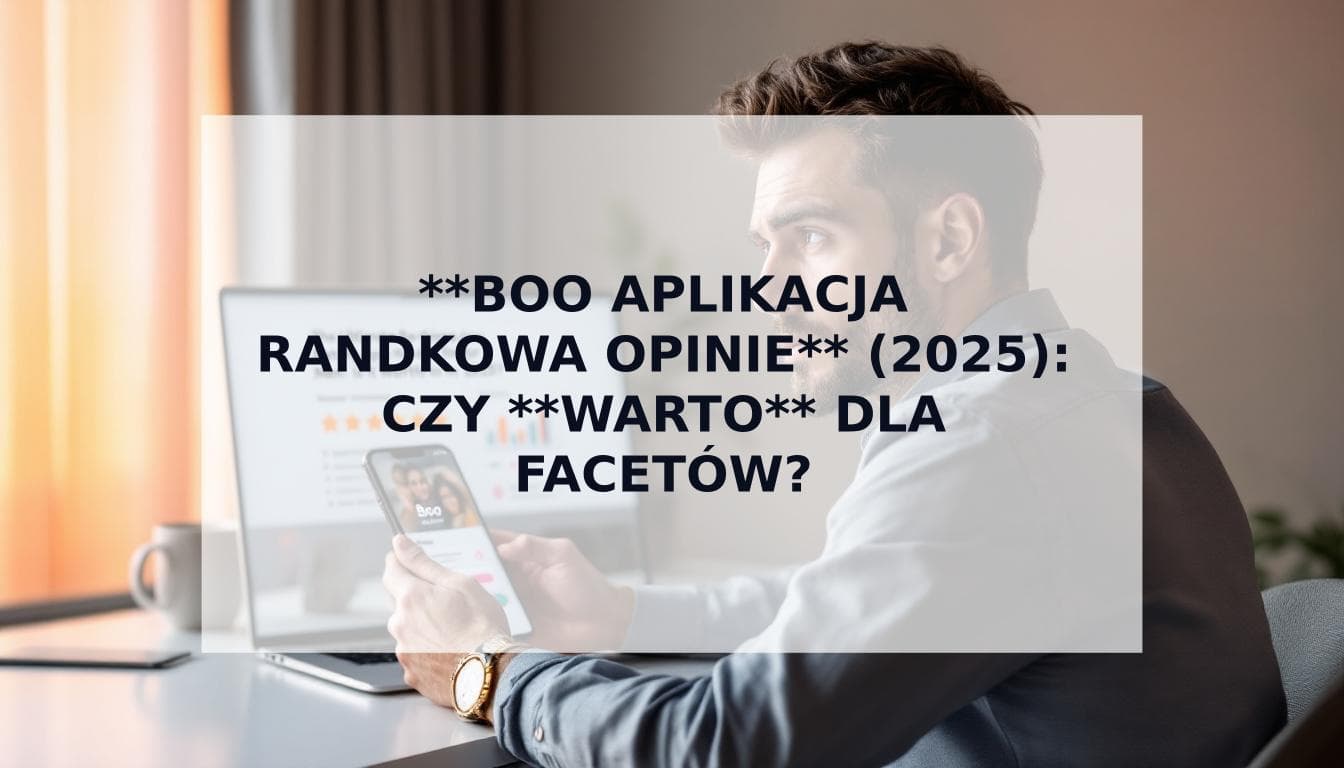 Cover Image for **Boo aplikacja randkowa opinie** dla mężczyzn: Czy **warto** w 2025 roku?