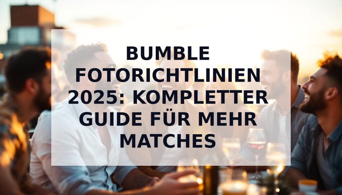 Cover Image for Bumble Fotorichtlinien 2025: Der komplette Guide für mehr Matches