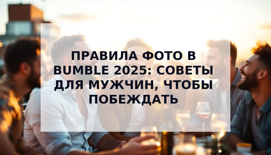 Cover Image for Правила фото в Bumble для мужчин: полное руководство 2025