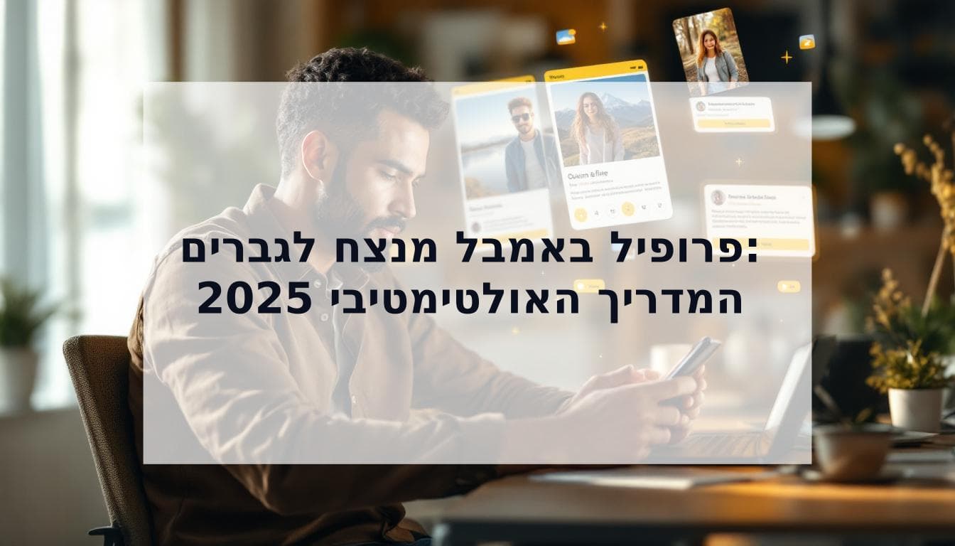 Cover Image for המדריך האולטימטיבי ליצירת פרופיל באמבל מנצח לגברים (2025)
