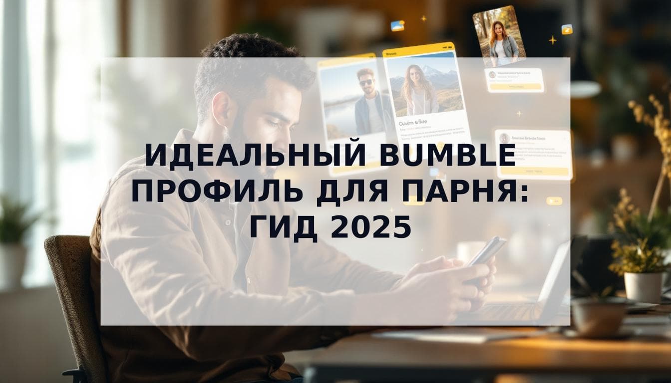 Cover Image for Полное руководство по созданию идеального Bumble профиля для парня (2025)