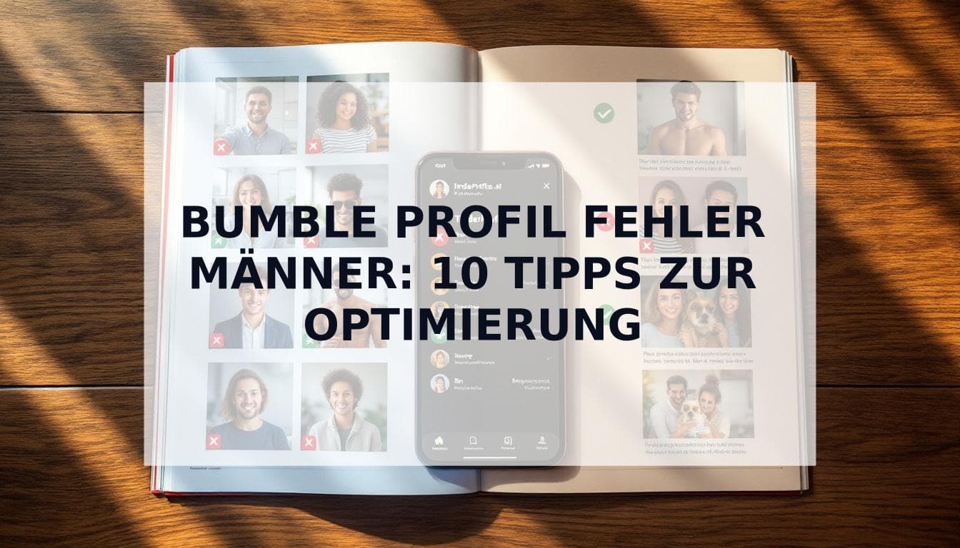 Cover Image for Die 10 größten Bumble Profil Fehler, die Männer machen (und wie Du sie beheben kannst)