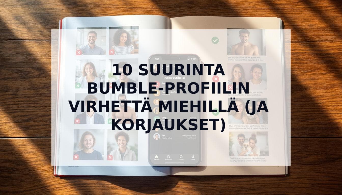 Cover Image for 10 suurinta Bumble-profiilin virhettä, joita miehet tekevät (ja miten ne korjataan)